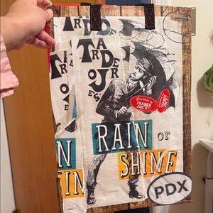 Trader Joe's Rain or Shine Tote Bag - Multicolor